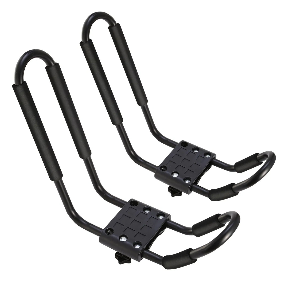 AEELLEEA Universal Kayak J-Bar Roof Rack, 1 Pair Rooftop Carrier for Canoe Surfboard SUP, Fits Car SUV Truck Crossbars, 150 lbs