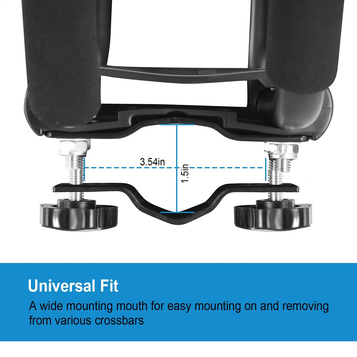 AEELLEEA Universal Kayak J-Bar Roof Rack, 1 Pair Rooftop Carrier for Canoe Surfboard SUP, Fits Car SUV Truck Crossbars, 150 lbs