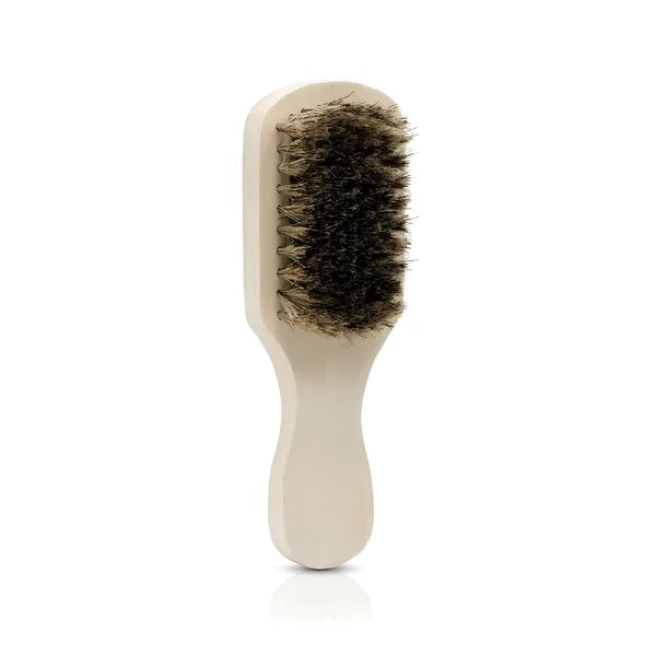Natural Boar Bristle Hair Brush with Wooden Handle, Smoothing Grooming Brush for Men & Women, Daily Hair Care