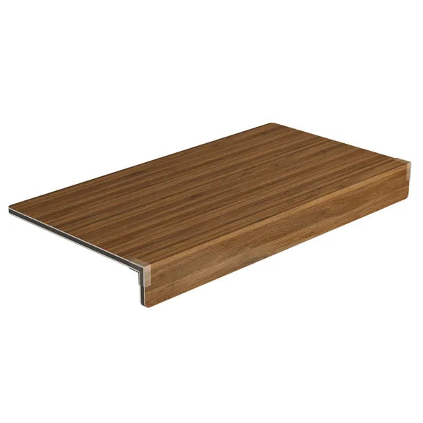 5 Pcs Walnut Foamed PVC Wire Shelf Covers, Wood Grain Wire Rack Liners for Closet Pantry Kitchen Bathroom Shelving Decor