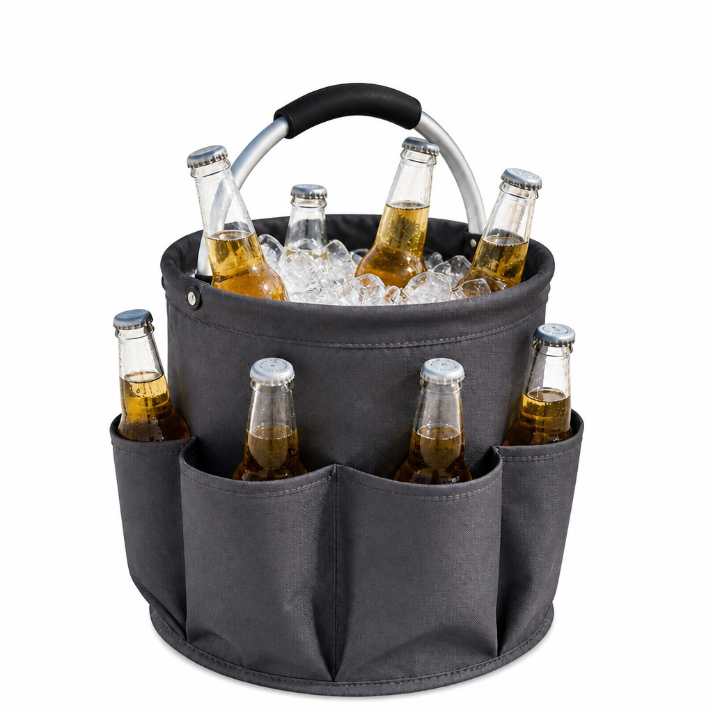 Collapsible Basket with Handles: Picnic, Beach, Garden Harvest