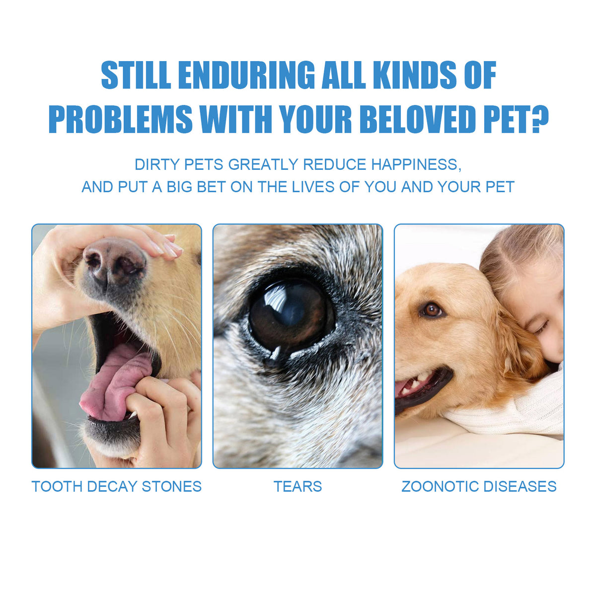 Mint Dental Finger Wipes for Dogs & Cats, 50 Ct – Clean Teeth, Freshen Breath, Plaque & Tartar Care