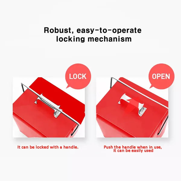 AEELLEEA 14 Quart Retro Metal Cooler Box with Bottle Opener, Portable Insulated Ice Chest for Camping Beach Outdoor Party